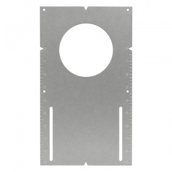 PureVolt Plaque de prémontage en acier pour lumière encastrée -Style C - 4 po