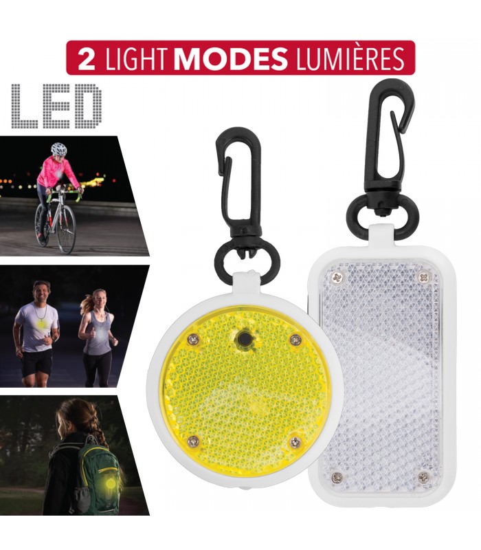 RCA Réflecteur lumineux LED de sécurité avec pince - 2 modèles asst.