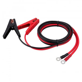 RedLink Câbles de batterie avec pinces et bornes 3/8 po - 12 AWG - 45A - 80 cm