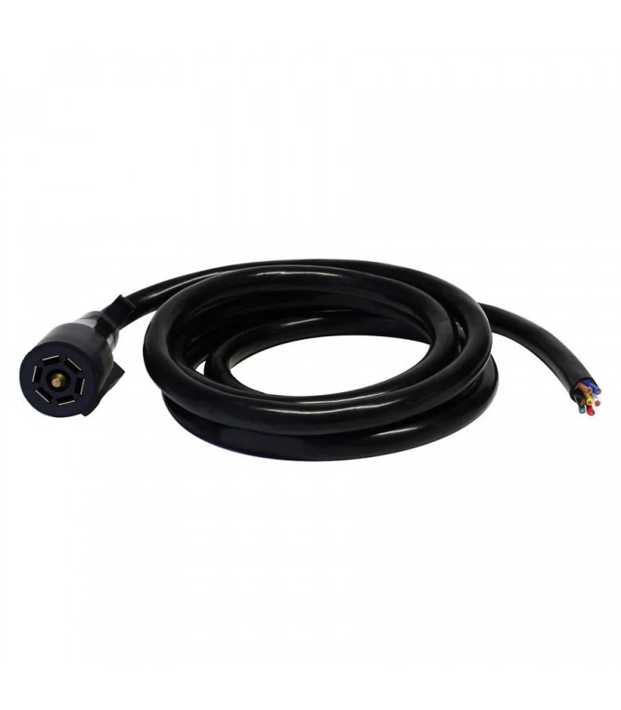 RedLink Harnais de câblage pour remorque - Fiche mâle 7 voies à lames - 2,44 m RedLink Harnais de câblage pour remorque - Fiche mâle 7 voies à lames - 2,44 m