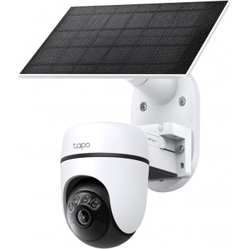 Tapo C610 Kit de caméra de sécurité extérieure panoramique/inclinable alimentée par panneau solaire