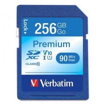 Verbatim Carte mémoire SDXC UHS-I V10 U1 Classe 10 256 Go