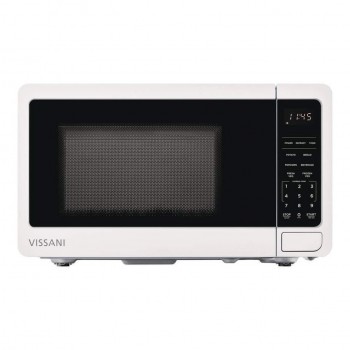 Vissani 0.7 cu. ft 700-Watt Countertop Microwave Oven in White - Recertified