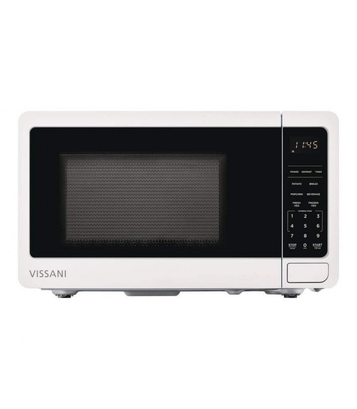 Vissani 0.7 cu. ft 700-Watt Countertop Microwave Oven in White - Recertified