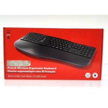 Clavier ergonomique sans fil français