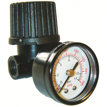 Air regulator Rodac ¼" NPT Mini regulator with gauge 0 - 160 PSI