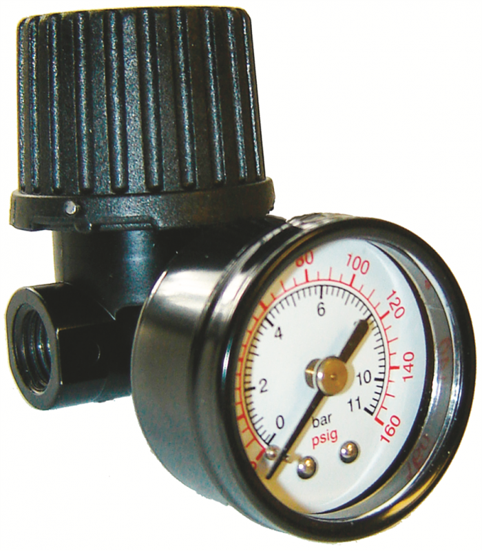 Air regulator Rodac ¼ NPT Mini regulator with gauge 0 - 160 PSI