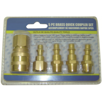 Quick coupler set - 5 pcs Rodac ¼'' NPT