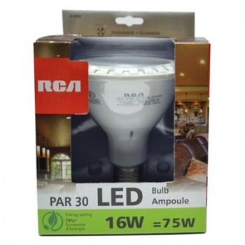 RCA LED Bulb Warm white Dimmable PAR30 16W