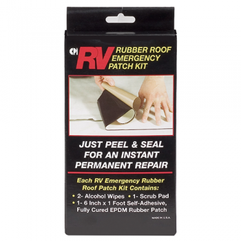 Rubber roof emergency patch kit