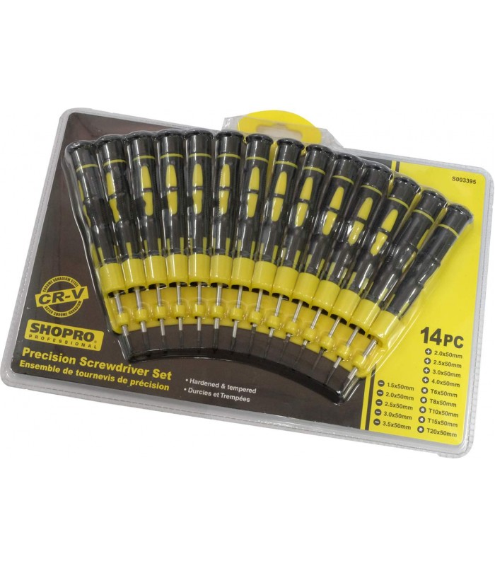 SHOPRO 14 PC Precision Screwdriver Set