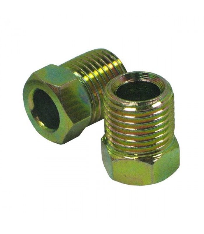 Steel Fittting 5/16 in. Inverted Nut - Pack of 2