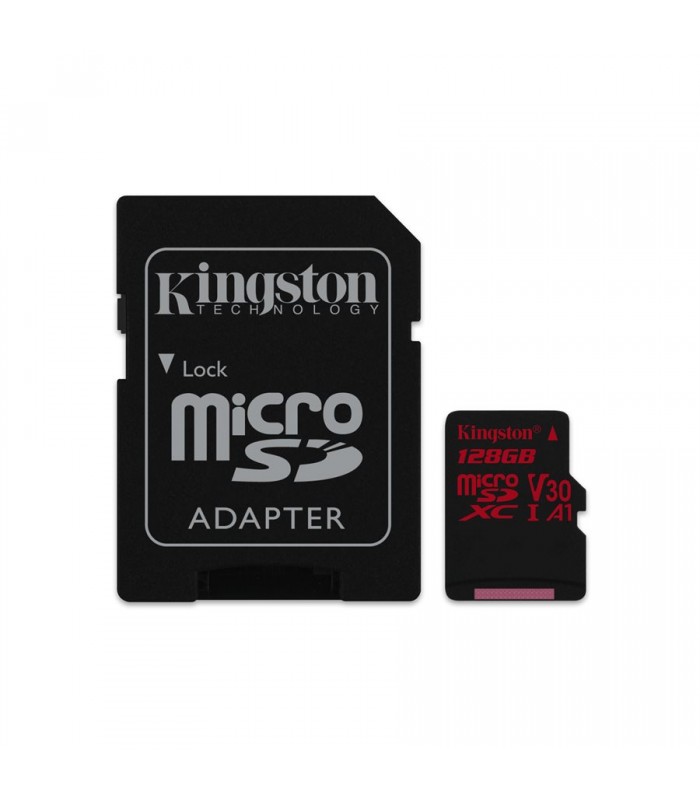 Kingston Canvas React microSDHC 128Go(UHS-I V30)