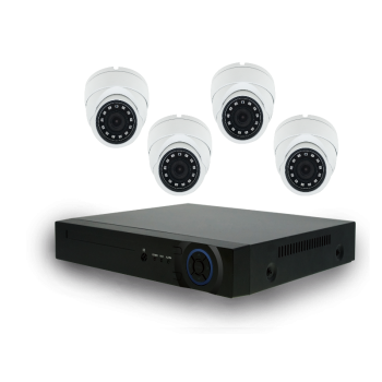 Système de sécurité professionnelle 5 en 1 XVR 5.0MP Dome AHD 4 cannaux Avec disque dur 1 To de Speedex