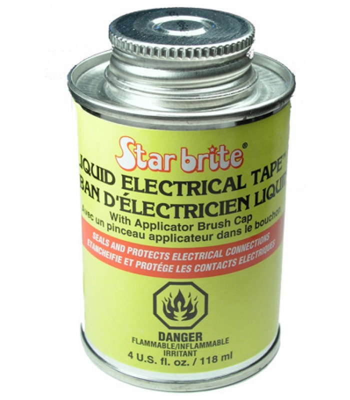 Star Brite 84104 Liquid Electric Tape 4 oz Black