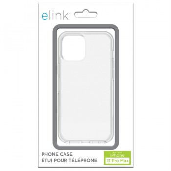 eLink Étui pour iPhone 13 Pro Max TPU Transparent