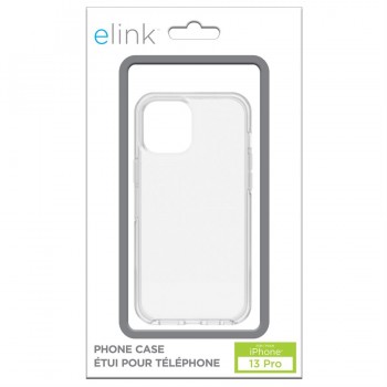 eLink Étui pour iPhone 13 Pro TPU Transparent