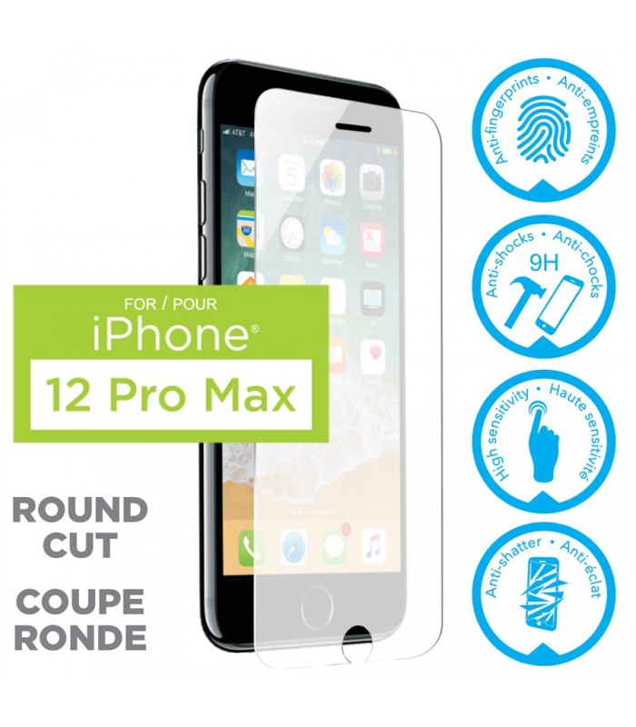 Protecteur en verre trempé pour iPhone 12 Pro Max de eLink