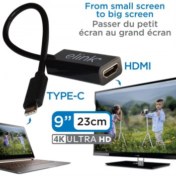 eLink USB Type-C to HDMI adapter, 4K