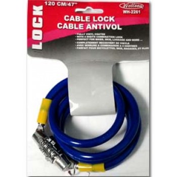 Wellson cable lock 120cm/47"