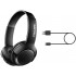 Philips Bluetooth Wireless On Ear Headphone with mic - Black