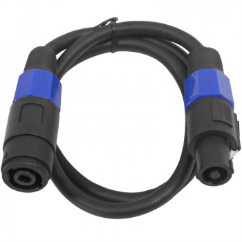 Câble de rallonge pour Haut-Parleur professionnelle Speakon 1.8m Calibre 12 de Accu-Cable