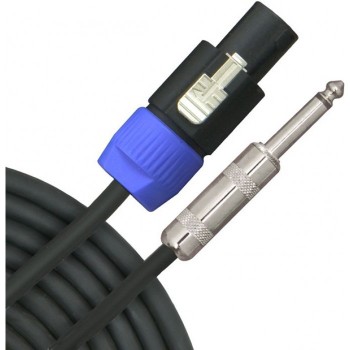 Câble Speakon à 6.3mm 1/4" mono mâle 7.5m (25pi) de Accu-Cable