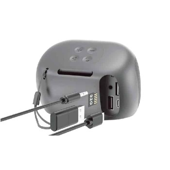 Havit Mini enceinte portable Bluetooth 5.0 - USB/FM/AUX - Gris