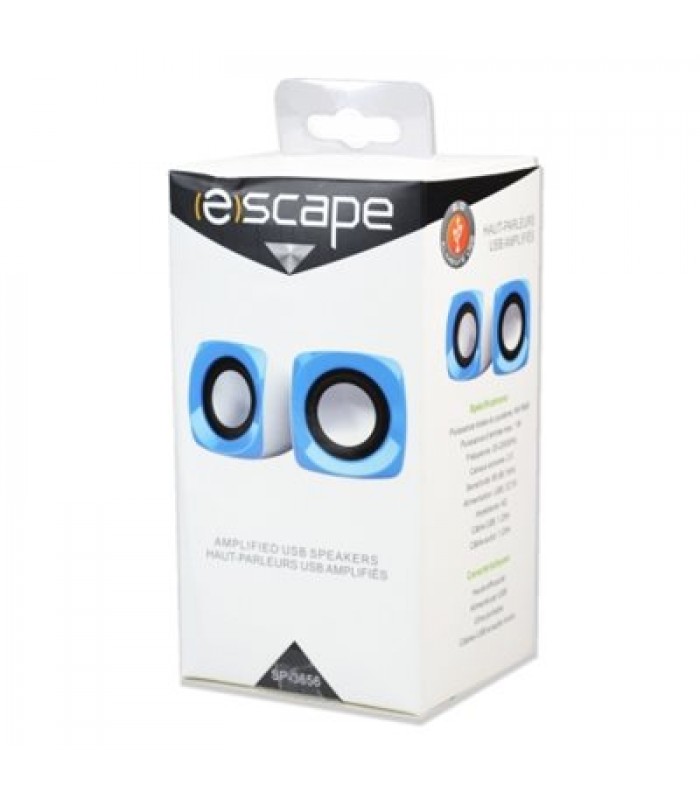 Escape Portable USB 2.0 powered amplified speakers