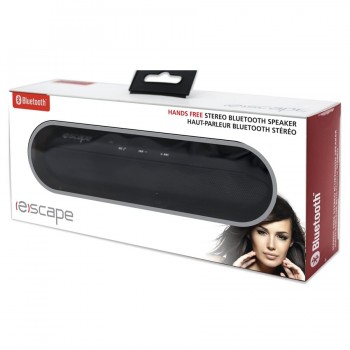 Haut-parleur Bluetooth à mains libres de Escape avec Radio FM - Noir