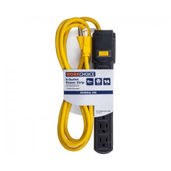 Workchoice 6-Outlet Power Strip