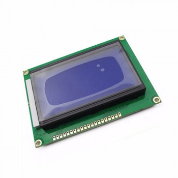 Rétro-éclairage bleu graphique LCD ST7920 128x64 pour EasyPIC5