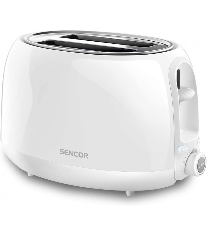 Sencor Two Slot Electric Toaster in White ( STS-30WH-NAA1 )