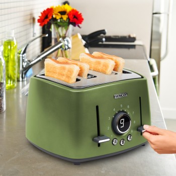 Sencor Electric Toaster 4 slices Premium Metallic Design Green ( STS-6070GG-NAA1 )