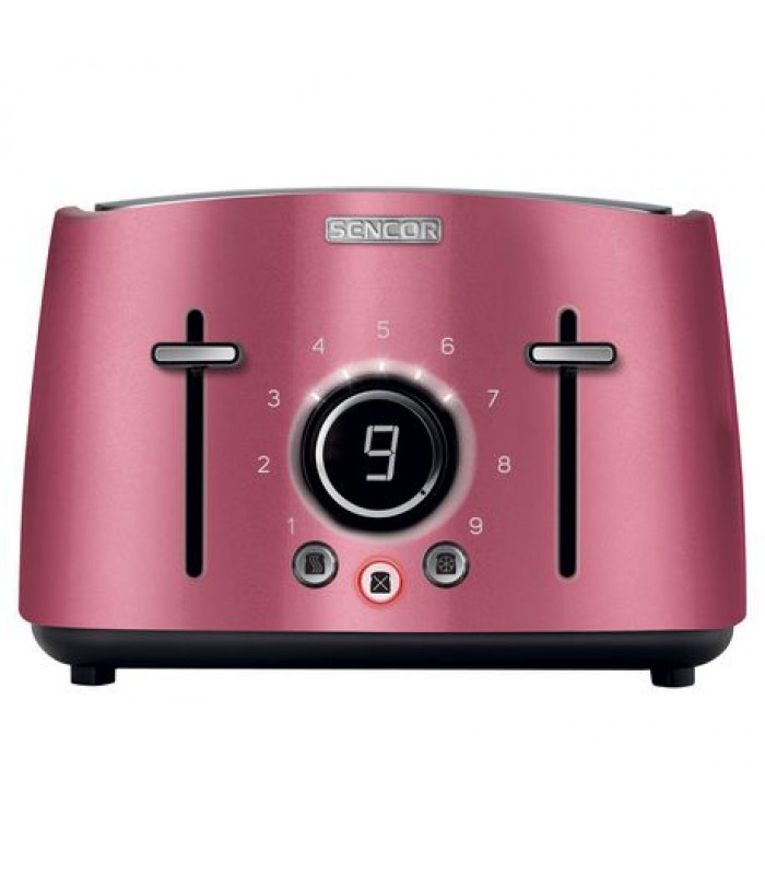 Sencor Electric Toaster 4 slices Premium Metallic Design Red ( STS-6074RD-NAA1 )