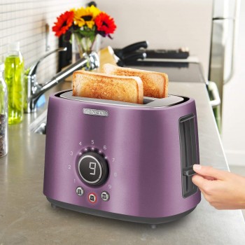 Sencor 2-Slice Toaster in a Sleek Metallic Finish Purple ( STS-6053VT-NAA1 )