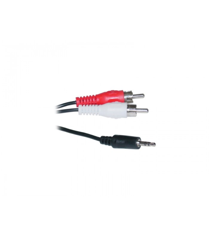 Câble audio 3.5mm stéréo mâle vers 2 RCA mâle 10 pi. TopSync