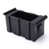 Plastique noir Rocker Switch clip support de panneau de logement pour 4 commutateurs