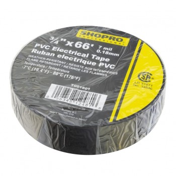 SHOPRO PVC Electrical Tape - Black