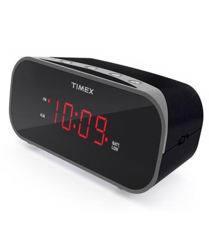 Timex Alarm Clock with 0.7” Red Display