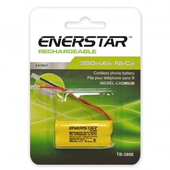 Enerstar Pile rechargeable pour téléphone sans fil 2.4v 350mAh