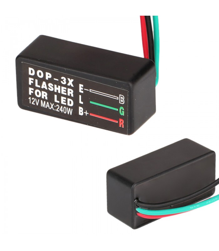 Turn Signal LED Indicators Light Flasher module Relay 3 pins 12V