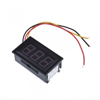 Afficheur numérique pour panneau 0 - 99.9 Vcc - Rouge