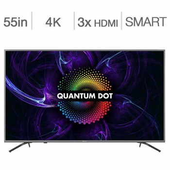 Hisense 55-po. 4K Android Téléviseur Intelligent - Recertifié