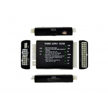 PC 20/24 Pin PSU ATX SATA HD Power Supply Tester