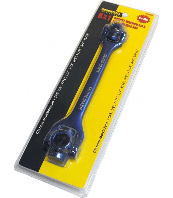 SHOPRO Dog Bone Socket Wrench SAE 8-In-1