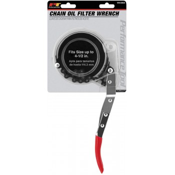 Performance Tool Oil filter wrench Chain/band 2 3/4" to 4 1/2"