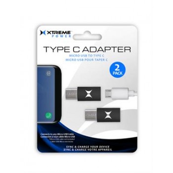 Xtreme Power Micro USB to Type C adapter - Pack of 2