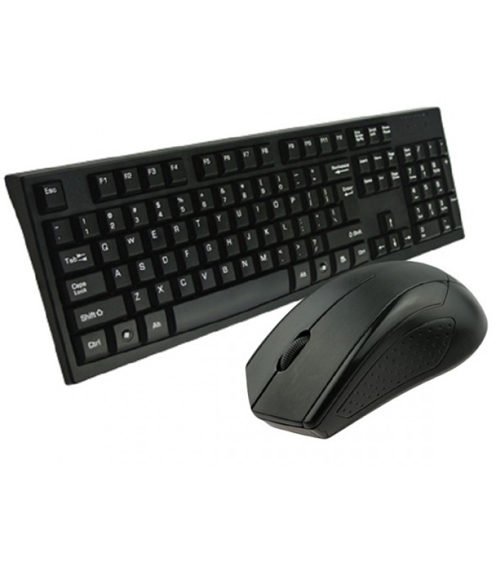 Ensemble de clavier sans fil 2.4Ghz et souris optique sans fil de Xtreme Cables