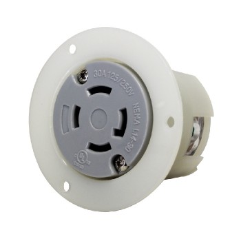 Prise femelle "twist-lock" L14-30R / 125-250 V 30 A au châssis